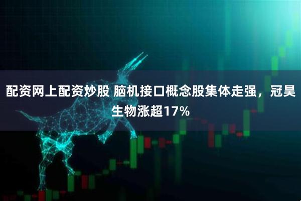配资网上配资炒股 脑机接口概念股集体走强，冠昊生物涨超17%